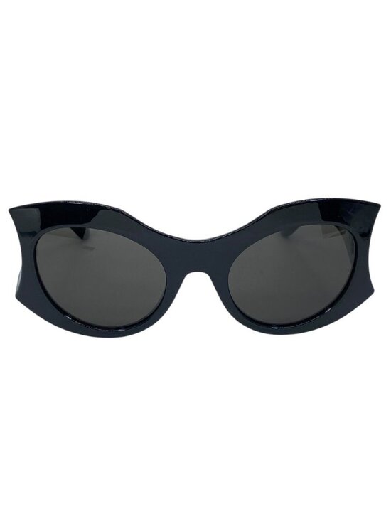 Balenciaga Sunglasses Hourglass Round Eyewear Black Acetate Sophistication main image 7
